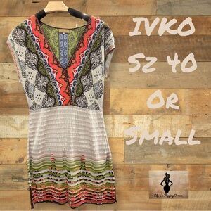 IVKO Woman Sz 6 Knit Mini Dress